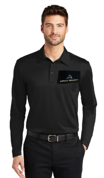 ARR Port Authority® Silk Touch™ Performance Long Sleeve Polo
