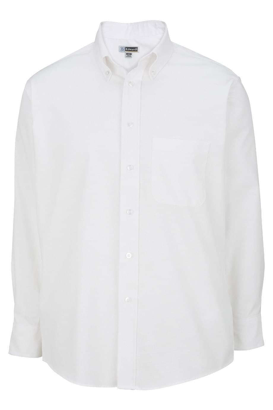 Easy Care Oxford Long Sleeve Mens Shirt (Color: Solid Colors)