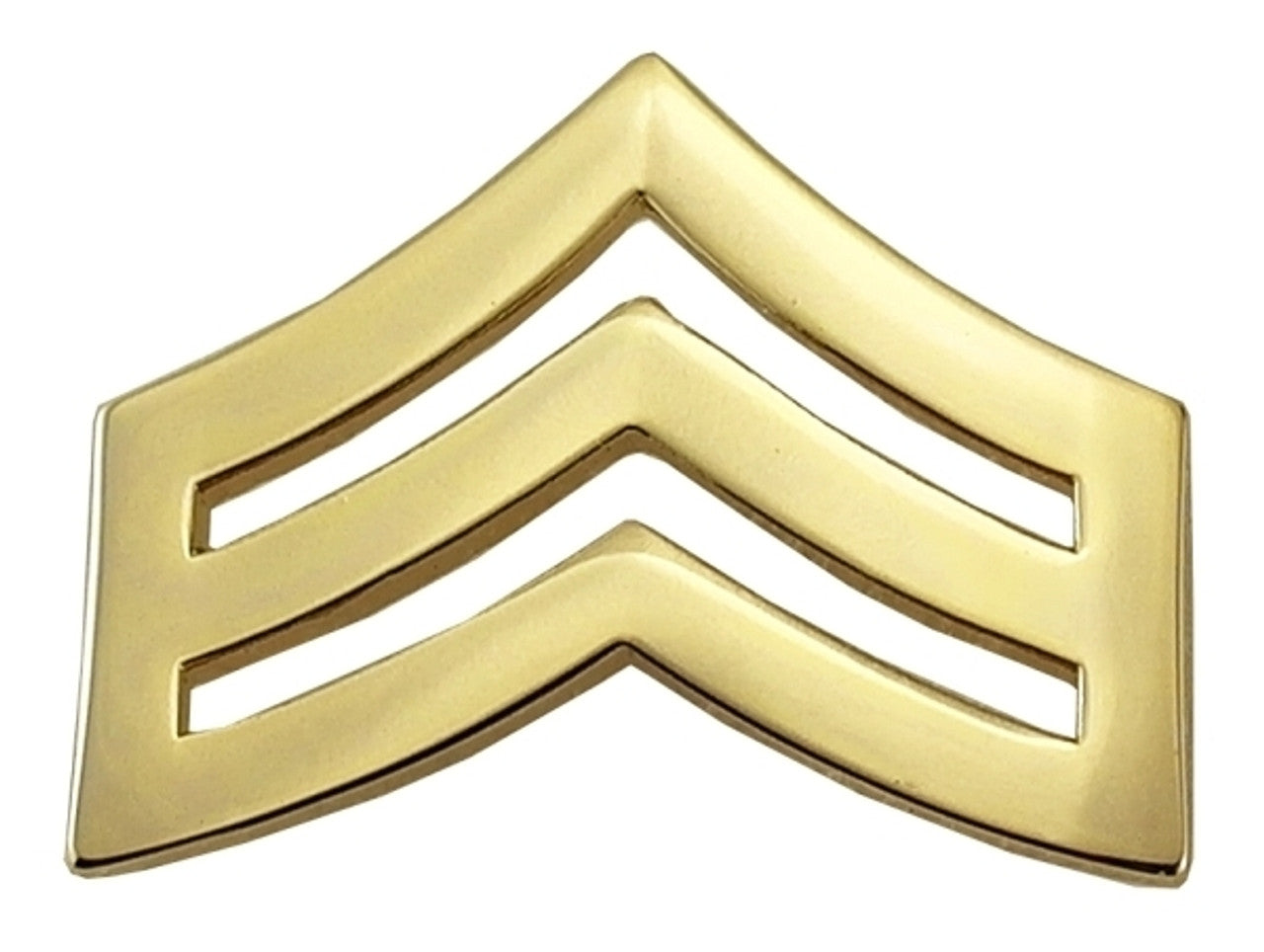SGT Chevron, 2 Posts & Clutch Backs