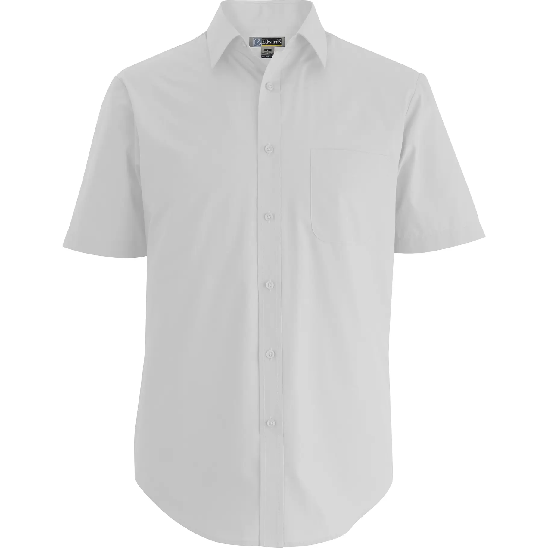 Essential Broadcloth Short Sleeve Mens Shirt