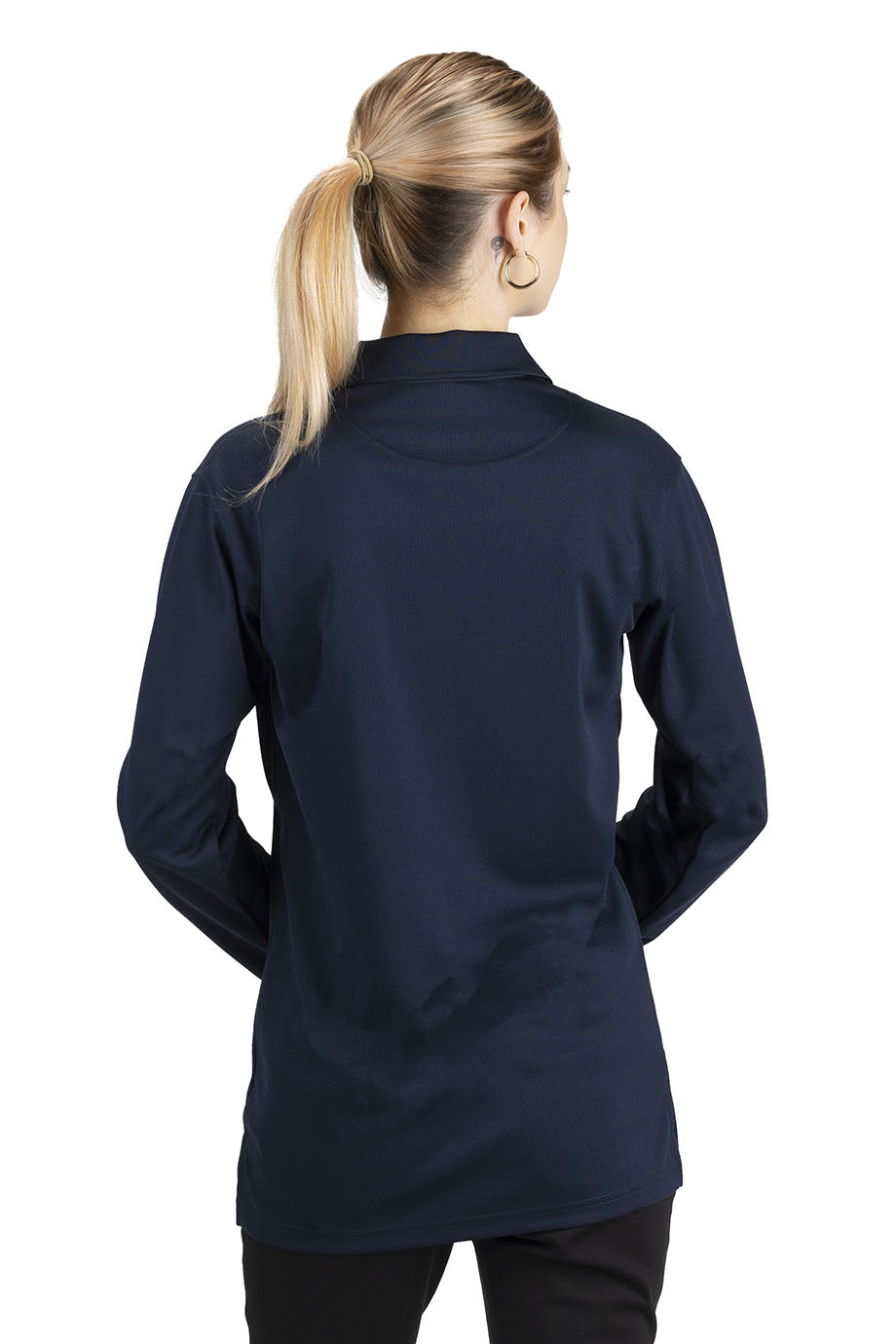 Hi-Performance Mesh Long Sleeve Polo