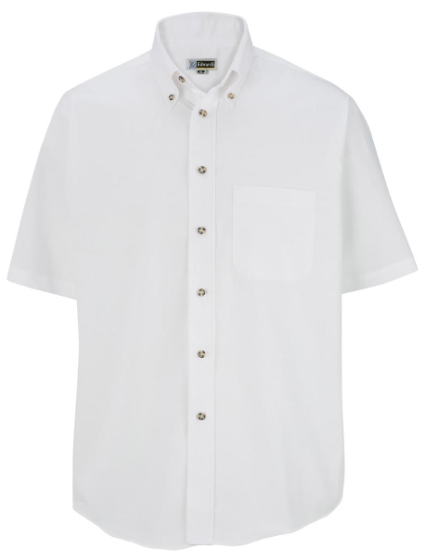 Easy Care Poplin Short Sleeve Mens Shirt