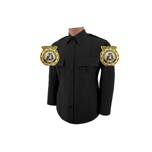 MIN All Polyester Long Sleeve Shirt
