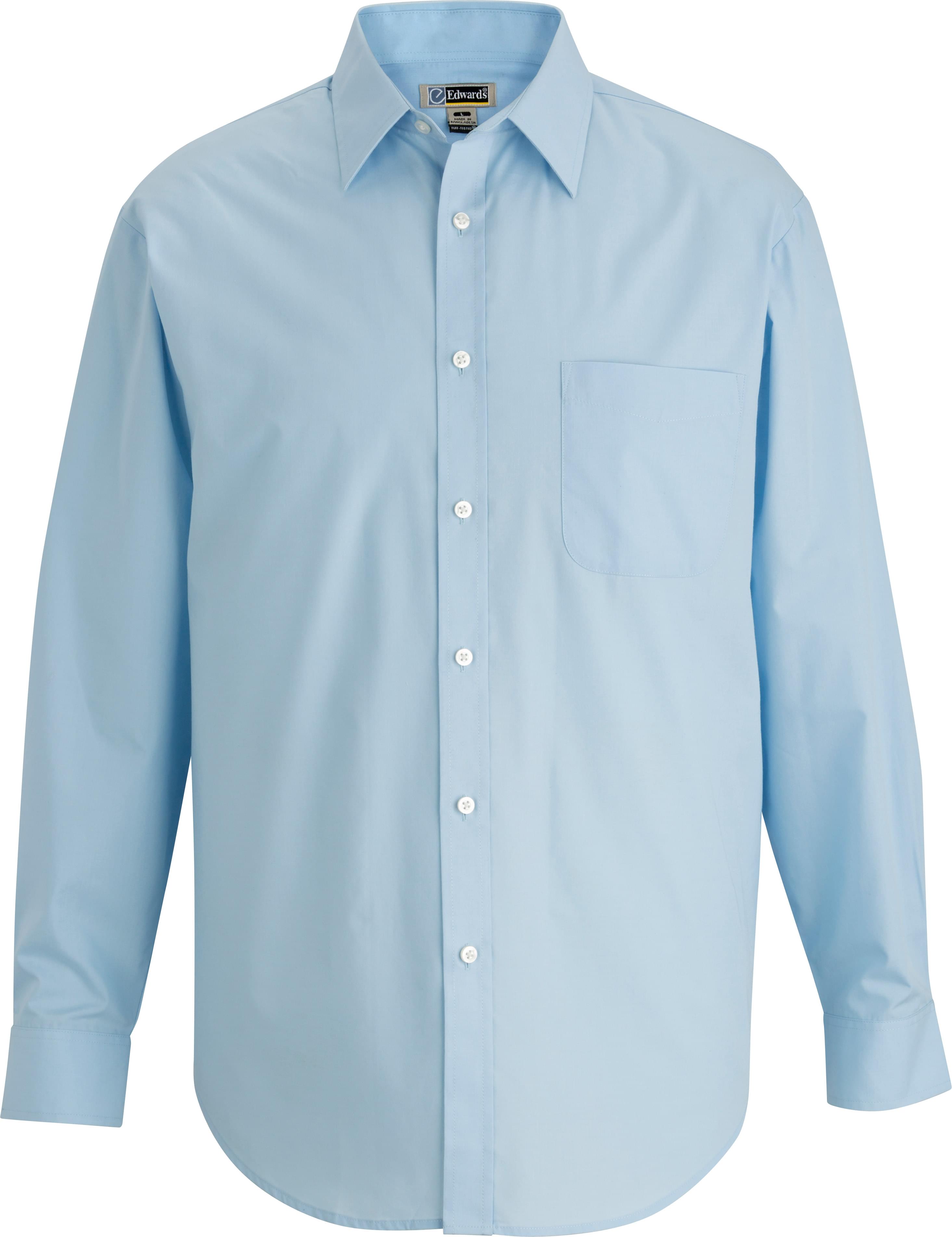 Essential Broadcloth Long Sleeve Mens Shirt
