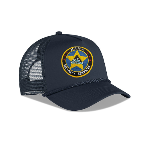HAN 5 Panel Twill Mesh Trucker Cap