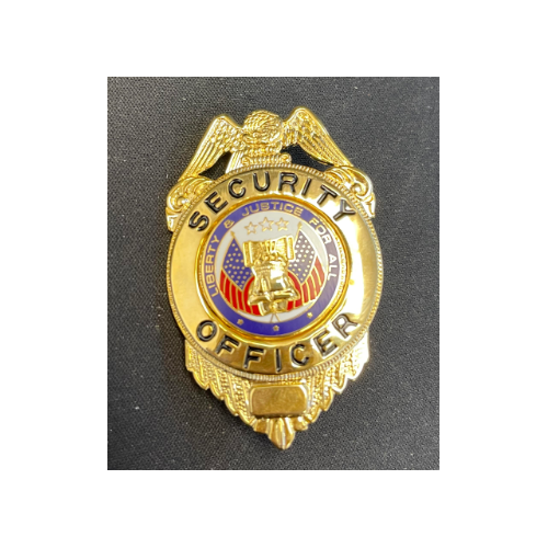 Metal Badge (Security Officer) Gold