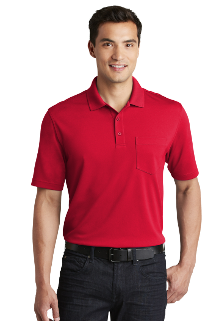 Port Authority® Dry Zone® UV Micro-Mesh Pocket Polo