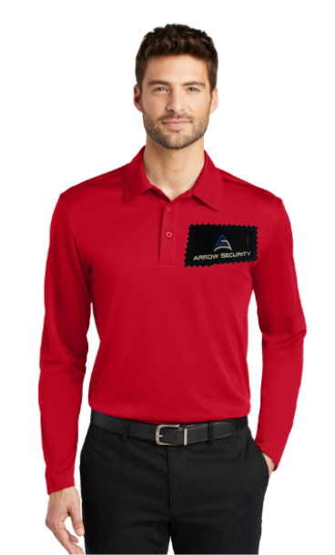 ARR Port Authority® Silk Touch™ Performance Long Sleeve Polo