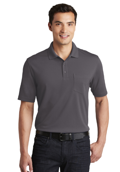 Port Authority® Dry Zone® UV Micro-Mesh Pocket Polo