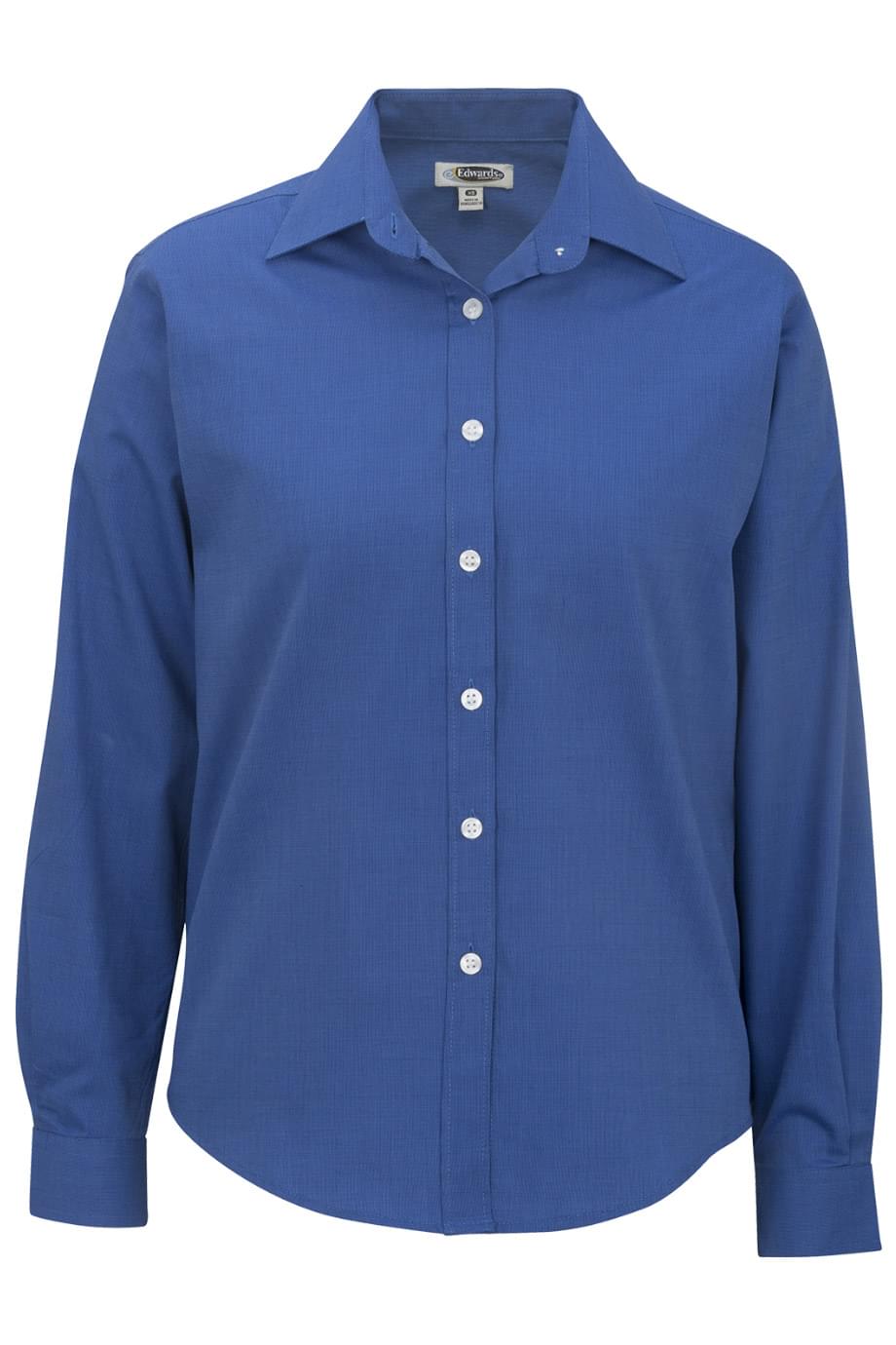 Pinpoint Oxford Long Sleeve Ladies Shirt