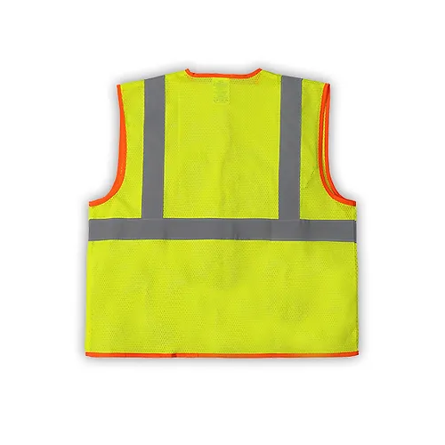 High Visibility Economy Vest, Class 2, Lime, Hook & Loop Closure