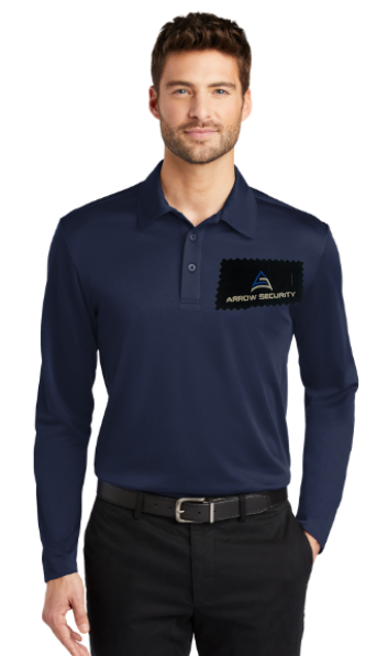 ARR Port Authority® Silk Touch™ Performance Long Sleeve Polo