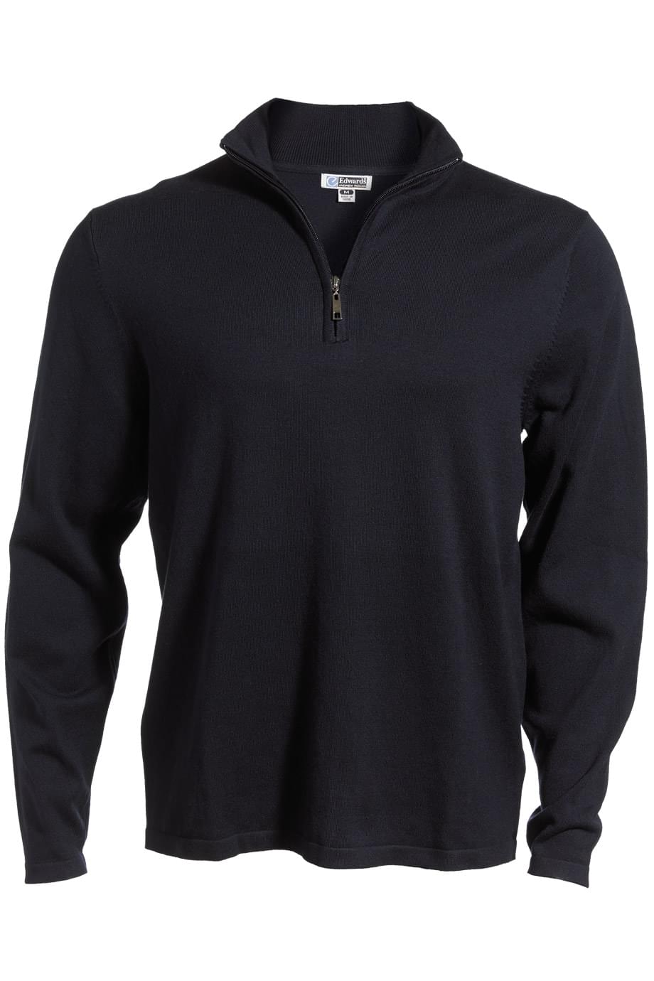 Quarter-Zip Cotton Blend Sweater