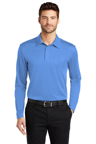 Port Authority® Silk Touch™ Performance Long Sleeve Polo