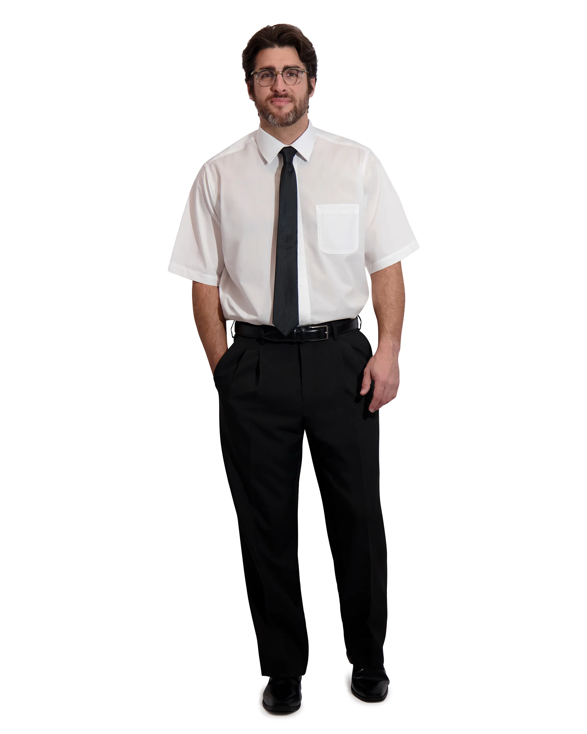 Men’s Neil Allyn 65\35 Short Sleeve Dress Shirt