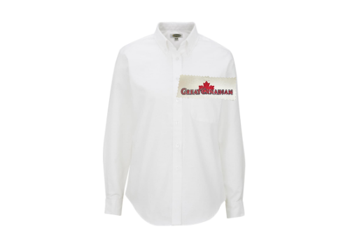 GCC Easy Care Oxford Long Sleeve Ladies Shirt