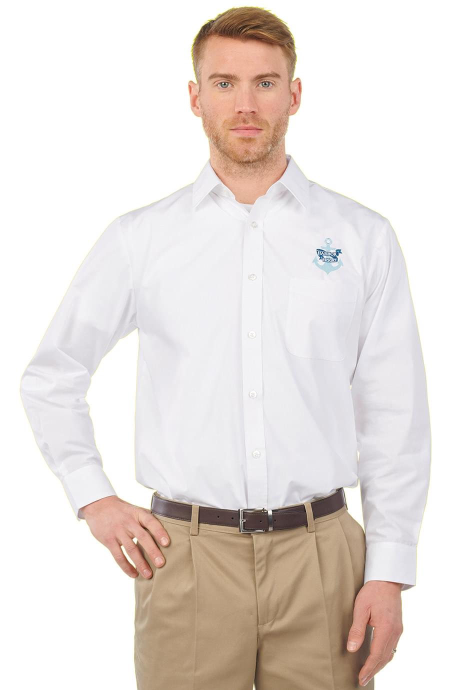 Essential Broadcloth Long Sleeve Mens Shirt