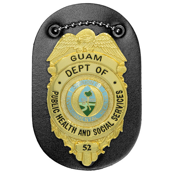 Universal Oval Badge Holder, Oval, 2-1/2x3-3/4"