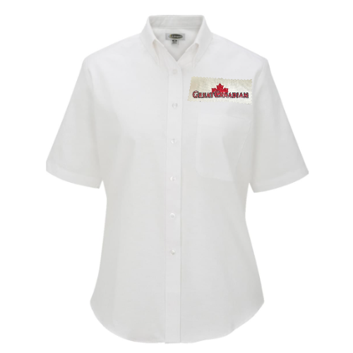 GCC Easy Care Oxford Short Sleeve Ladies Shirt