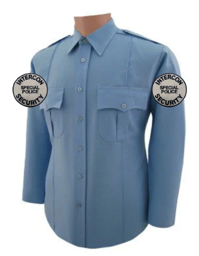 ICS 100% Polyester Long Sleeve Security Shirt