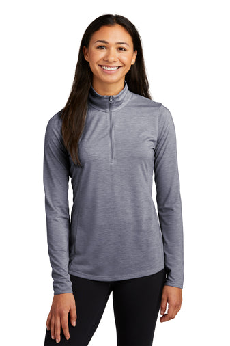Sport-Tek® Women's PosiCharge® Tri-Blend Wicking 1/4-Zip Pullover
