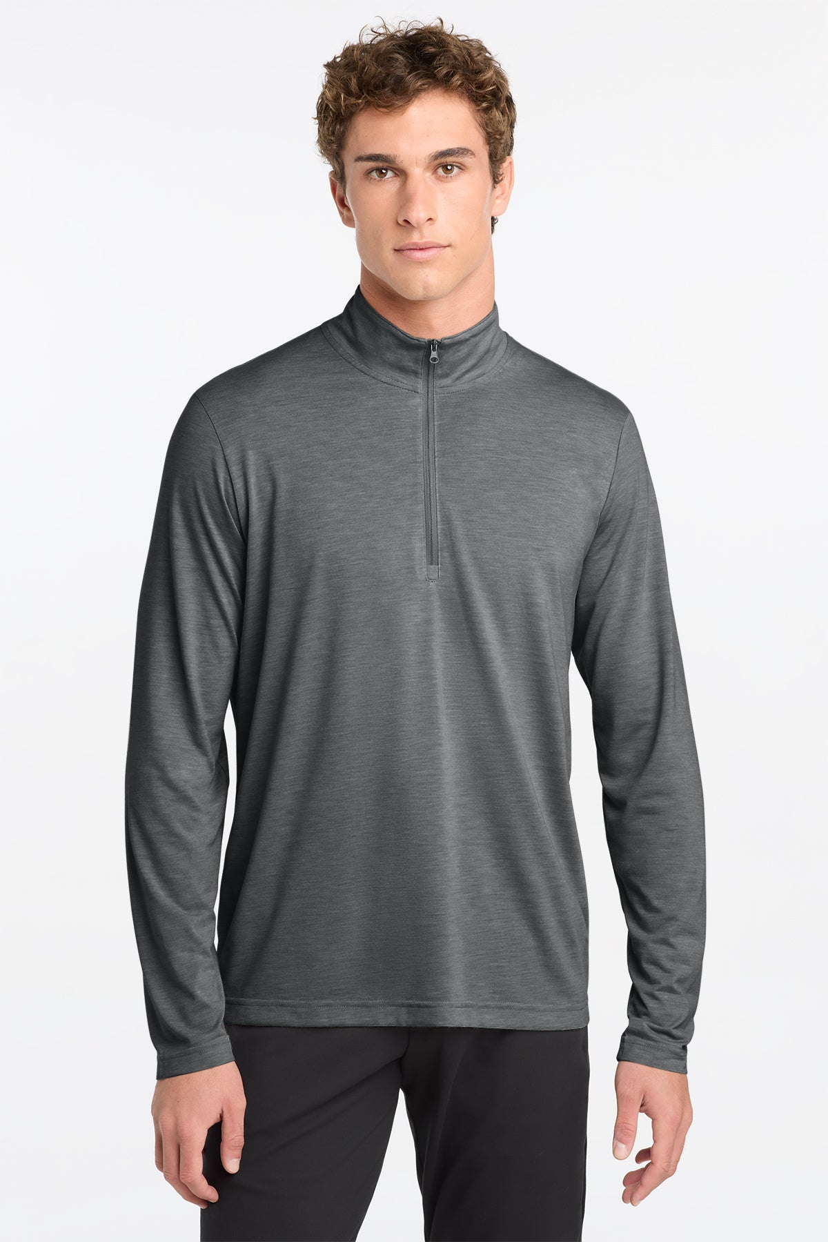 Sport-Tek ® PosiCharge ® Tri-Blend Wicking 1/4-Zip Pullover
