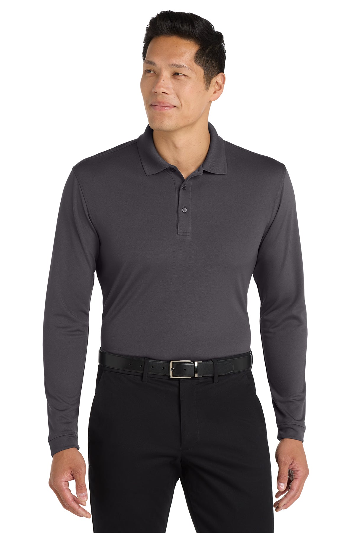 Port Authority® Dry Zone® UV Micro-Mesh Long Sleeve Polo