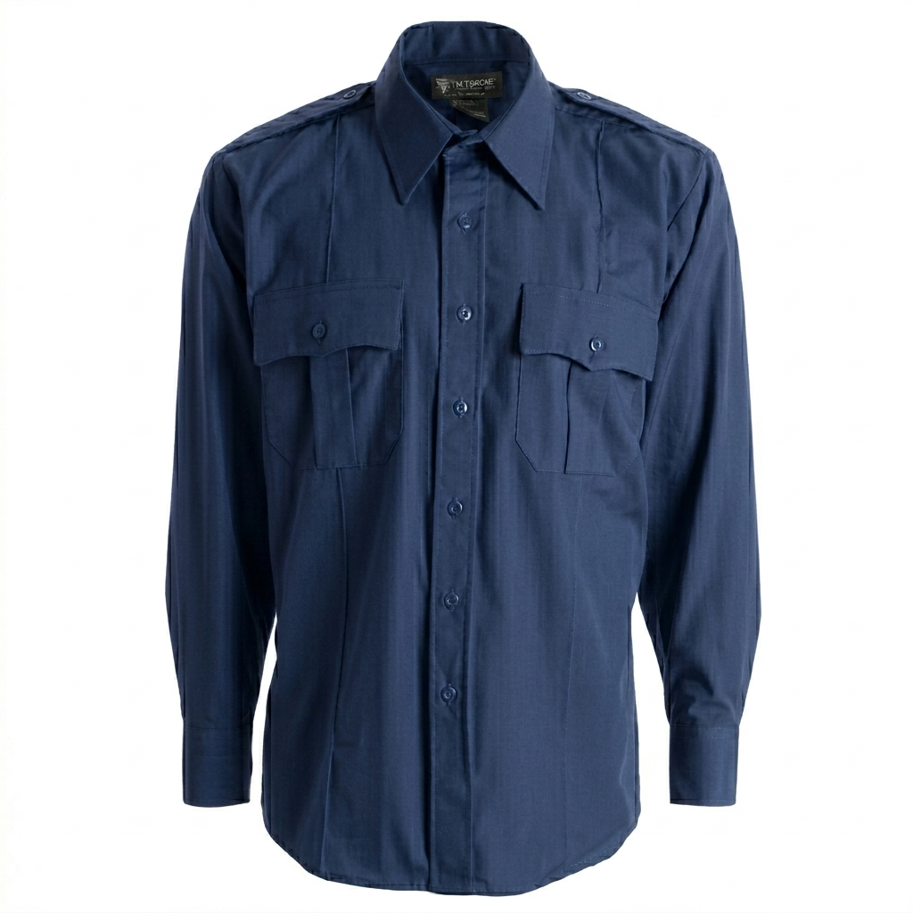 Poly/Cotton Long Sleeve Security Shirt