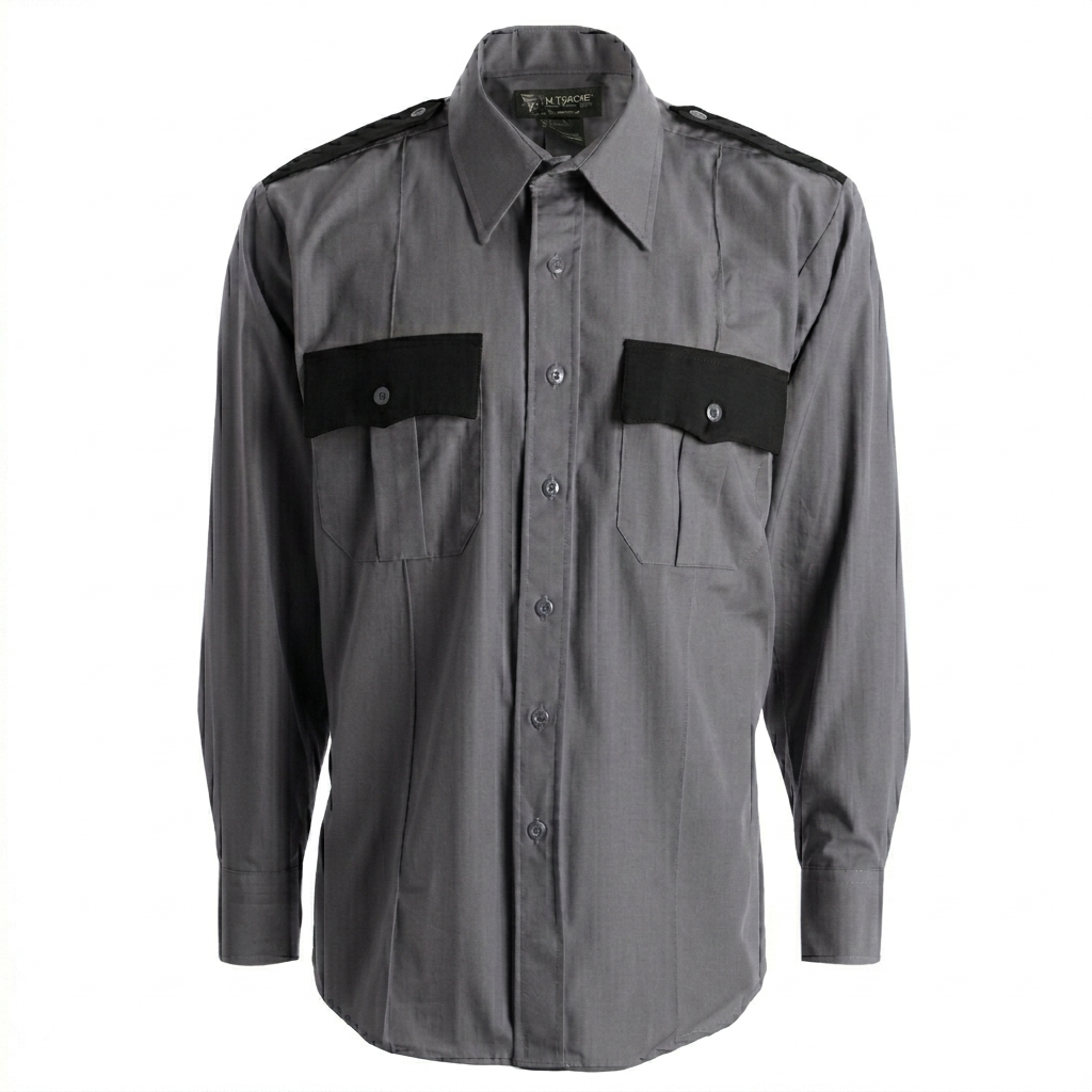 Poly/Cotton Long Sleeve Security Shirt