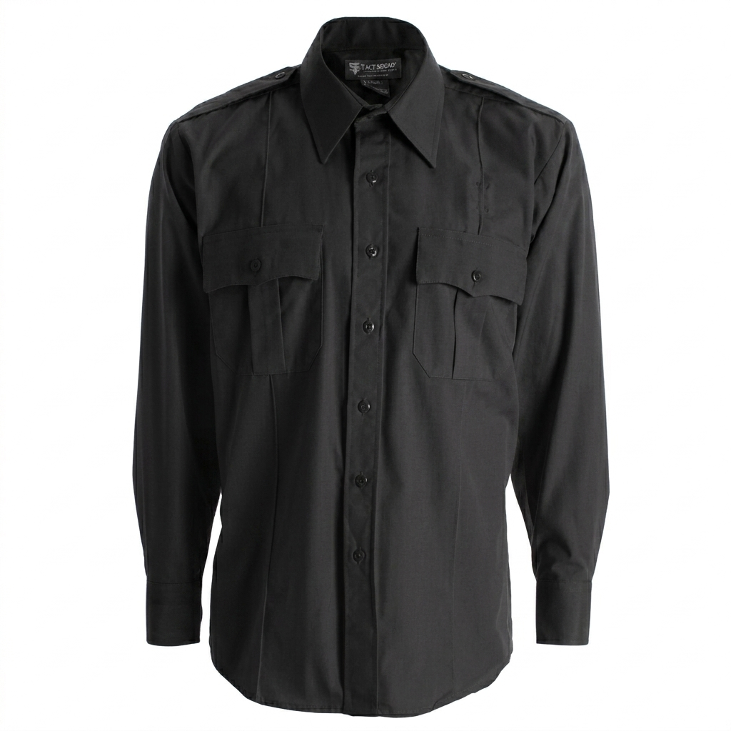 Poly/Cotton Long Sleeve Security Shirt