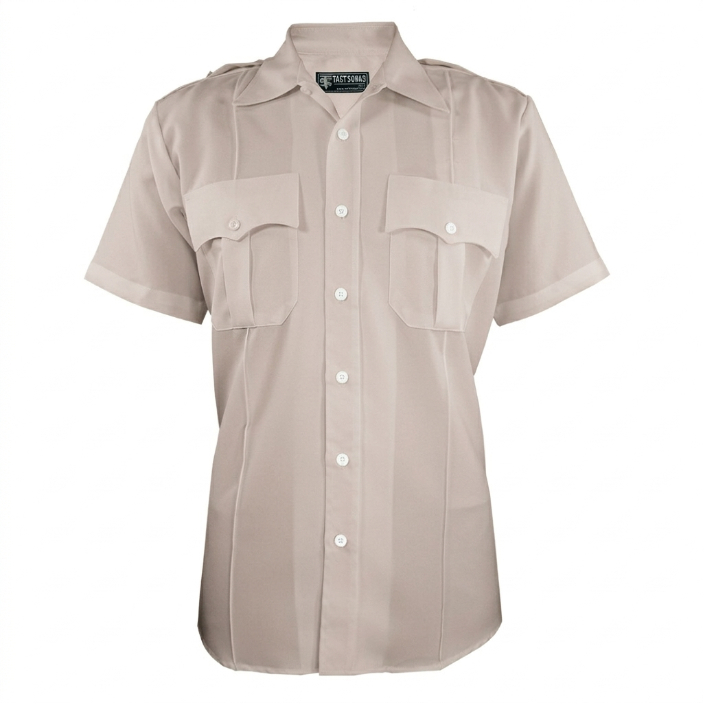 Polyester/Cotton Short Sleeve Uniform Shirt