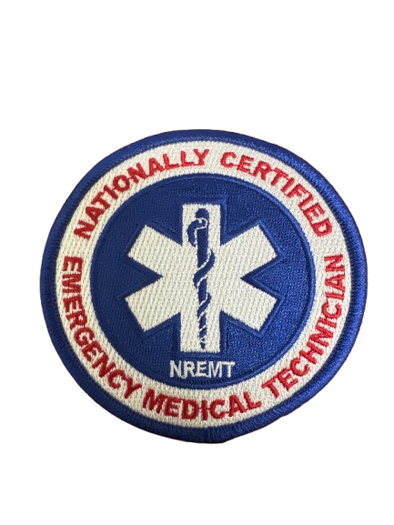 Patch (Nationally Certified N.R.E.M.T) Royal Blue Border