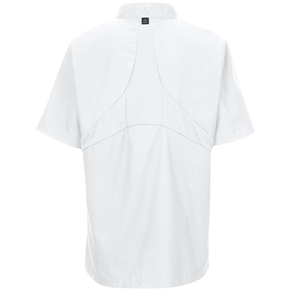 Women's Short Sleeve Chef Coat with OilBlok + MIMIX®