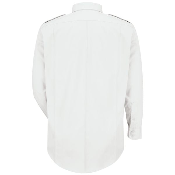 Men's New Dimension® Poplin Uniform Long Sleeve Shirt
