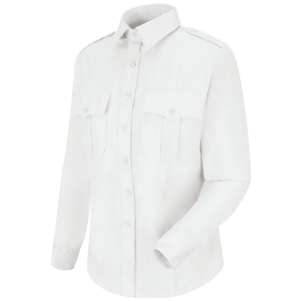 Men's New Dimension® Poplin Uniform Long Sleeve Shirt