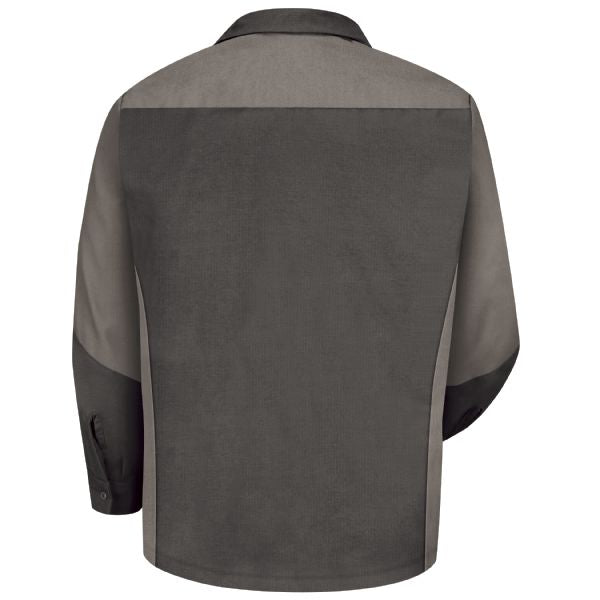Men's Long Sleeve Two-Tone Crew Shirt