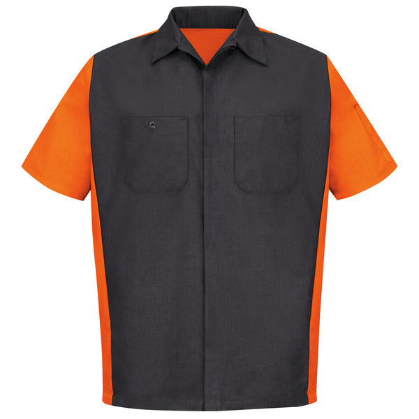 Men's Short Sleeve Two-Tone Crew Shirt