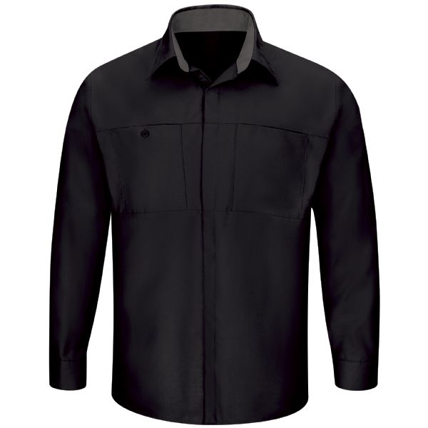 Men's Long Sleeve Performance Plus Shop Shirt with OilBlok Technology