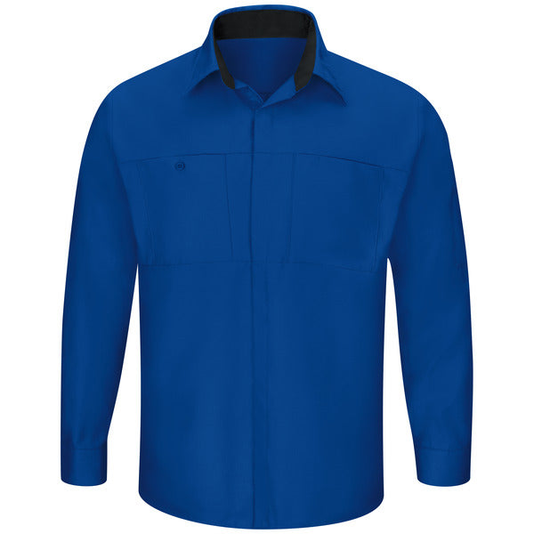 Men's Long Sleeve Performance Plus Shop Shirt with OilBlok Technology