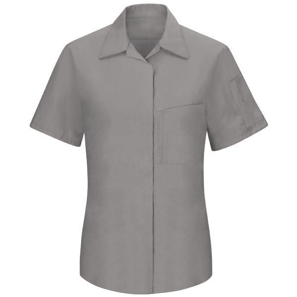 Women's Short Sleeve Performance Plus Shop Shirt with OilBlok Technology