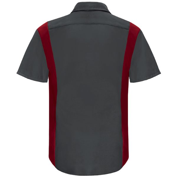 Men's Short Sleeve Performance Plus Shop Shirt With Oilblok Technology