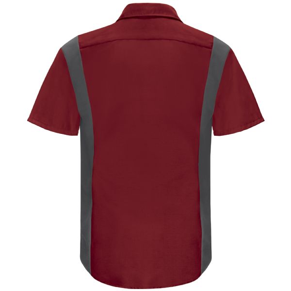 Men's Short Sleeve Performance Plus Shop Shirt With Oilblok Technology
