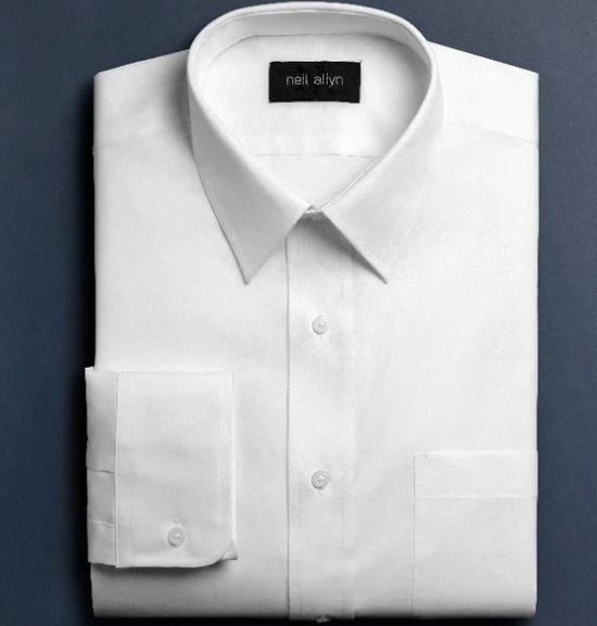 65\35 Long Sleeve Dress Shirt - White