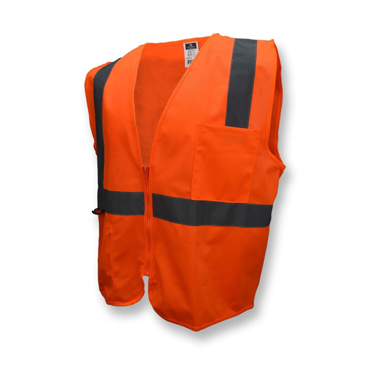 ARR Economy Type R Class 2 Solid Safety Vest with Zipper