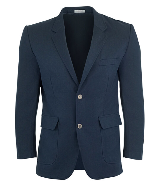 National Patrol Men's Customizable Navy Single Breasted Blazer
