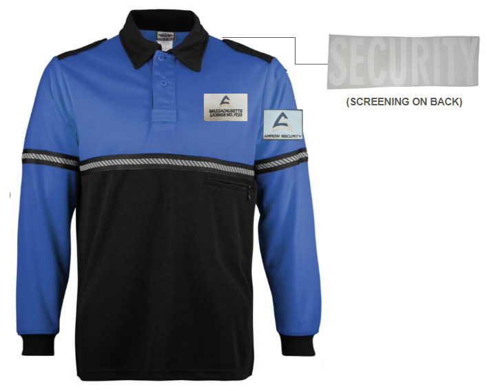 ARR Two Tone Bike Patrol Shirt with Zipper Pocket Long Sleeve