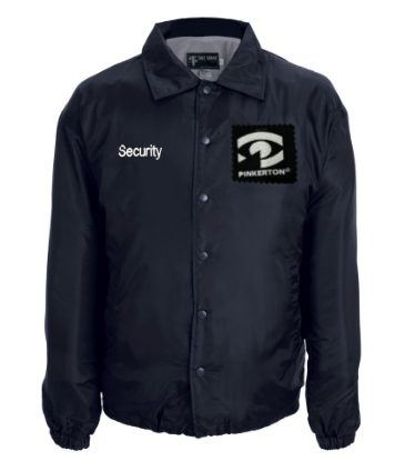 PIN Lined Windbreaker (SECURITY on Right Chest)