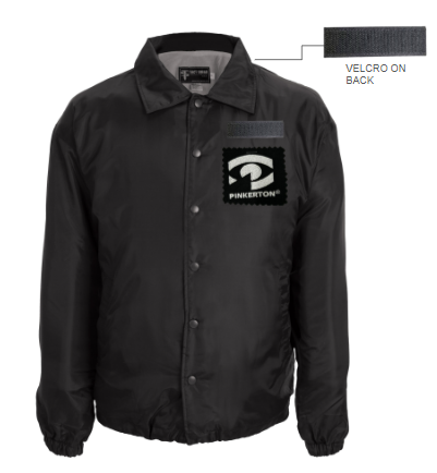 PIN Lined Windbreaker (Velcro on Left Chest & Back)