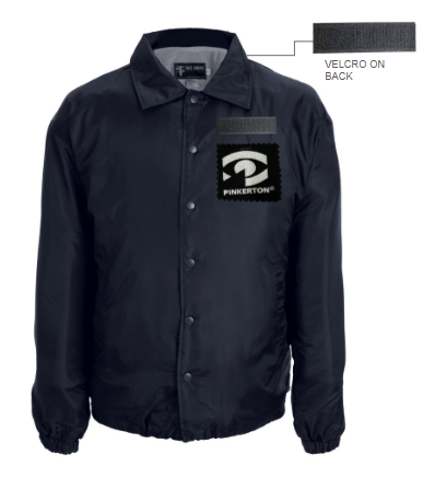 PIN Lined Windbreaker (Velcro on Left Chest & Back)