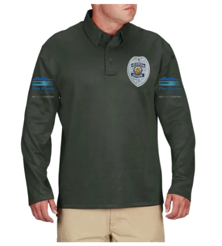 AKI I.C.E.® Men’s Performance Polo – Long Sleeve